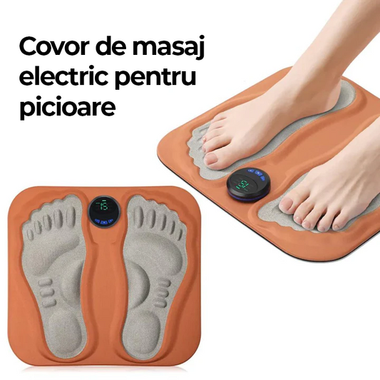 Covor de masaj electric pentru picioare