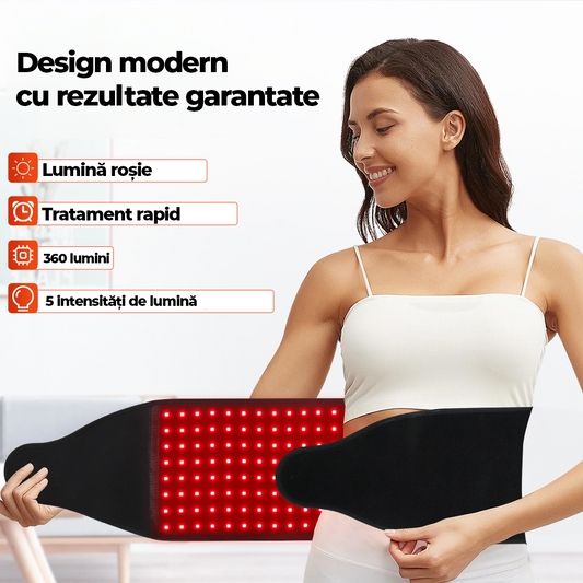 Centură LED pentru remodelare corporală