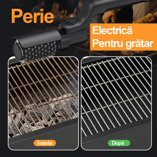 Perie electrică pentru grătar
