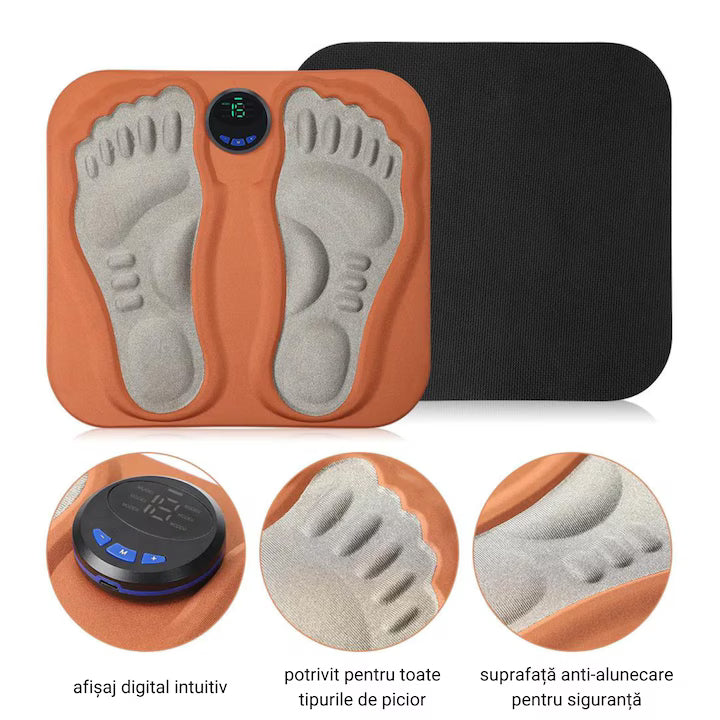 Covor de masaj electric pentru picioare