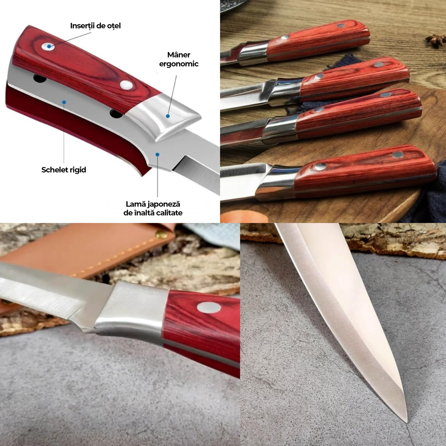 Cuțit de Bucătărie Multifuncțional