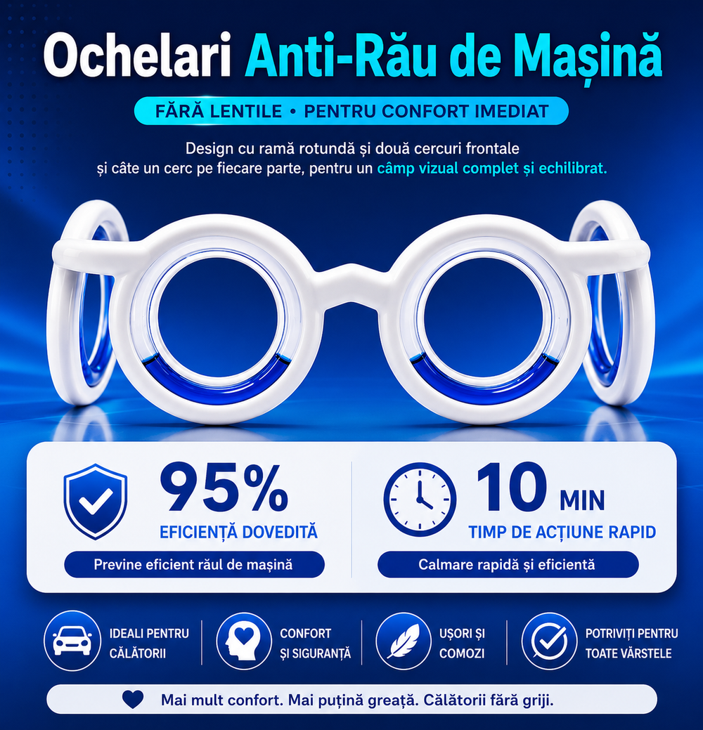 Ochelari pentru rău de mișcare