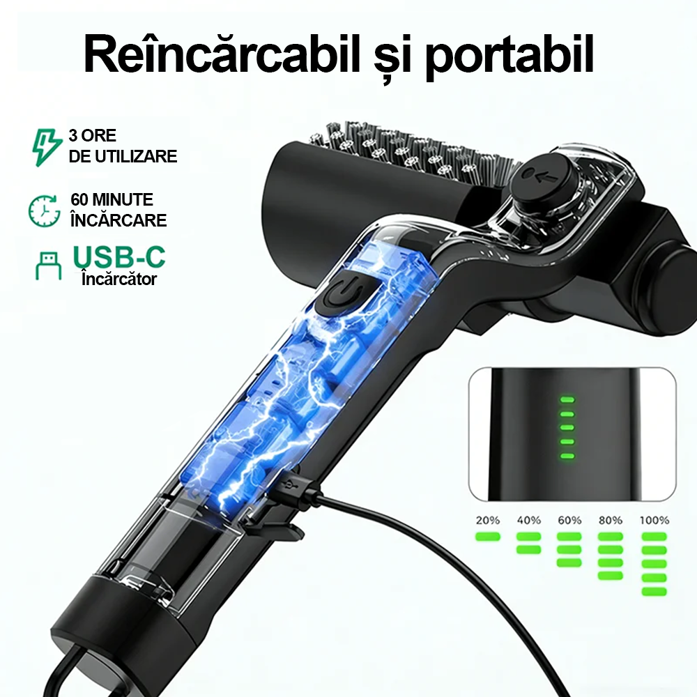 Perie electrică pentru grătar