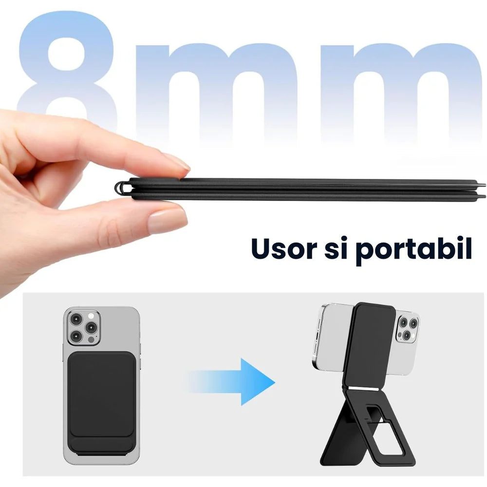 Trepied Magnetic pentru Telefon, Pliabil si Reglabil MagSafe