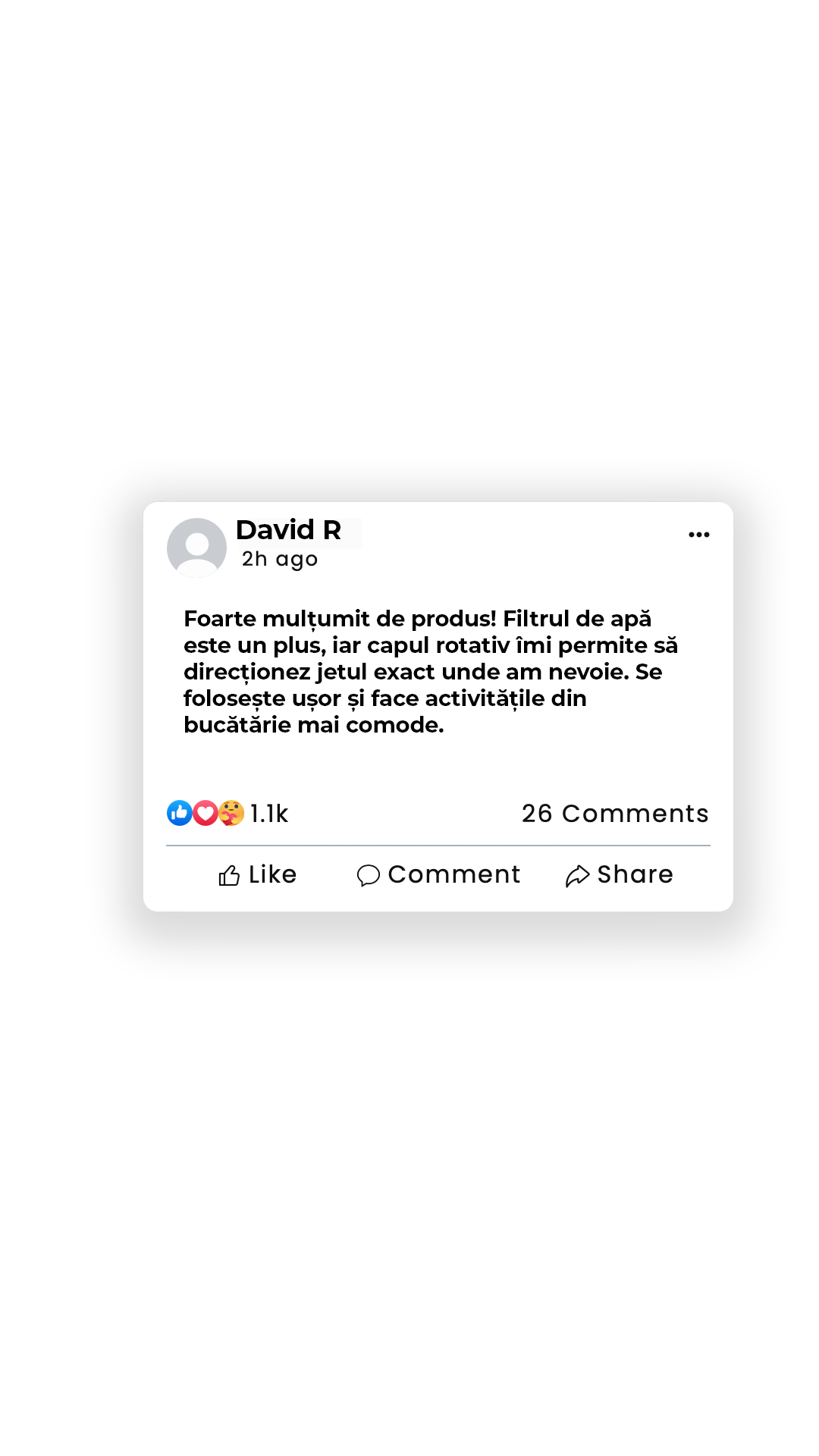 RECENZII CLIENTI FACEBOOK