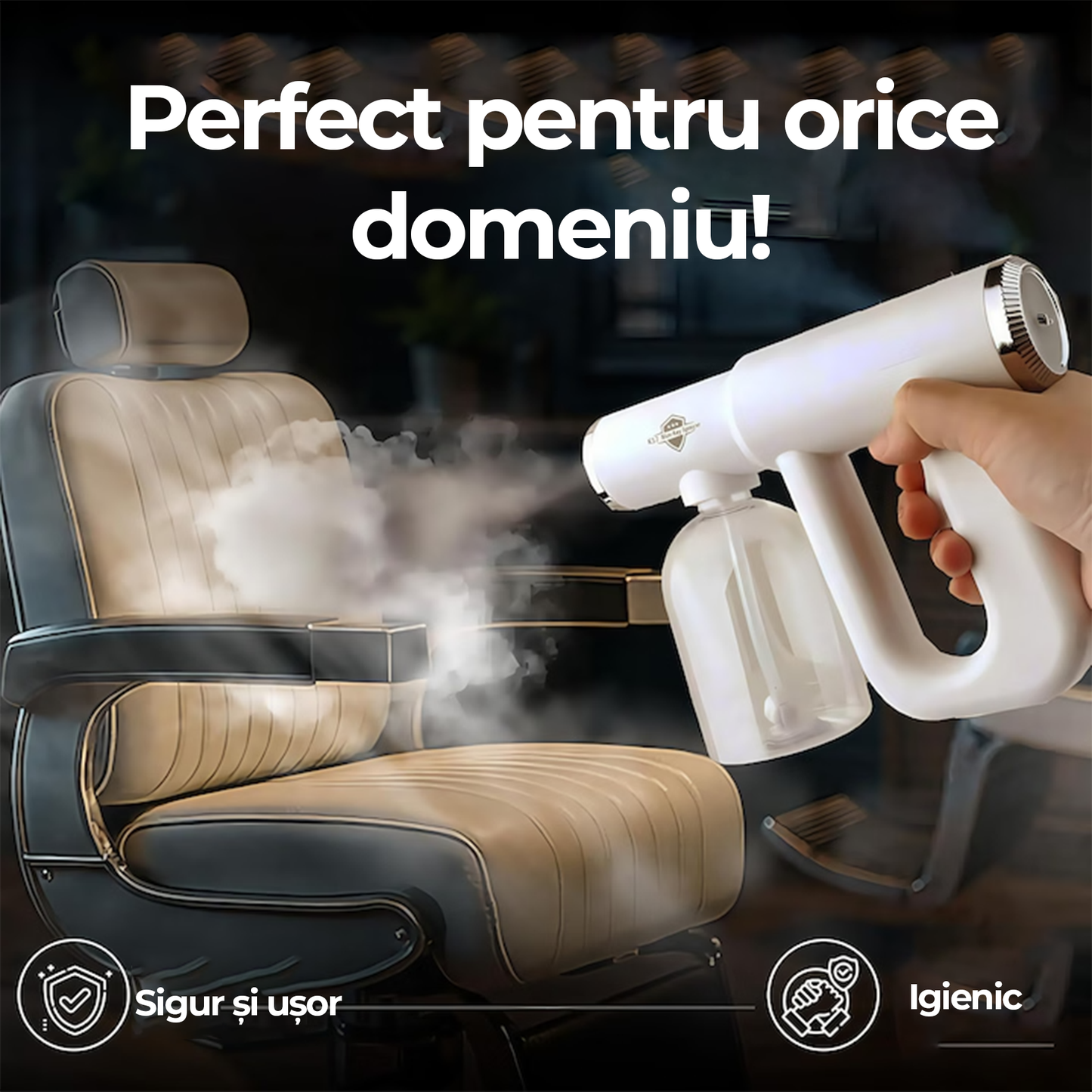 Pistol Cu Spray Dezinfectant