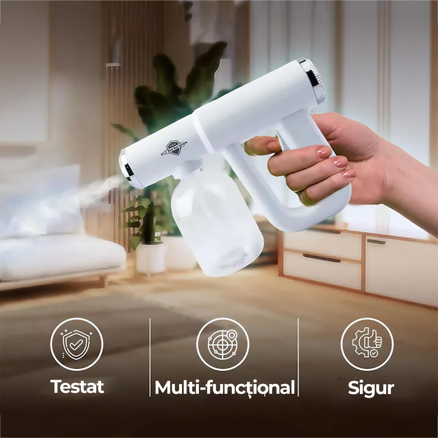Pistol Cu Spray Dezinfectant