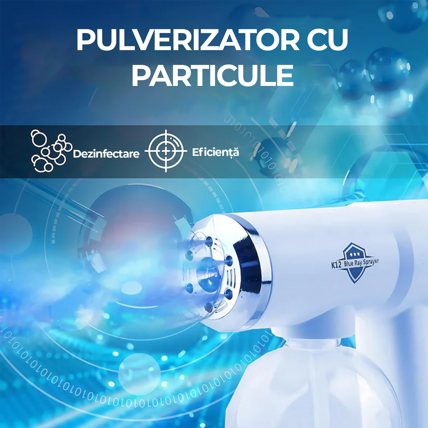 Pistol Cu Spray Dezinfectant