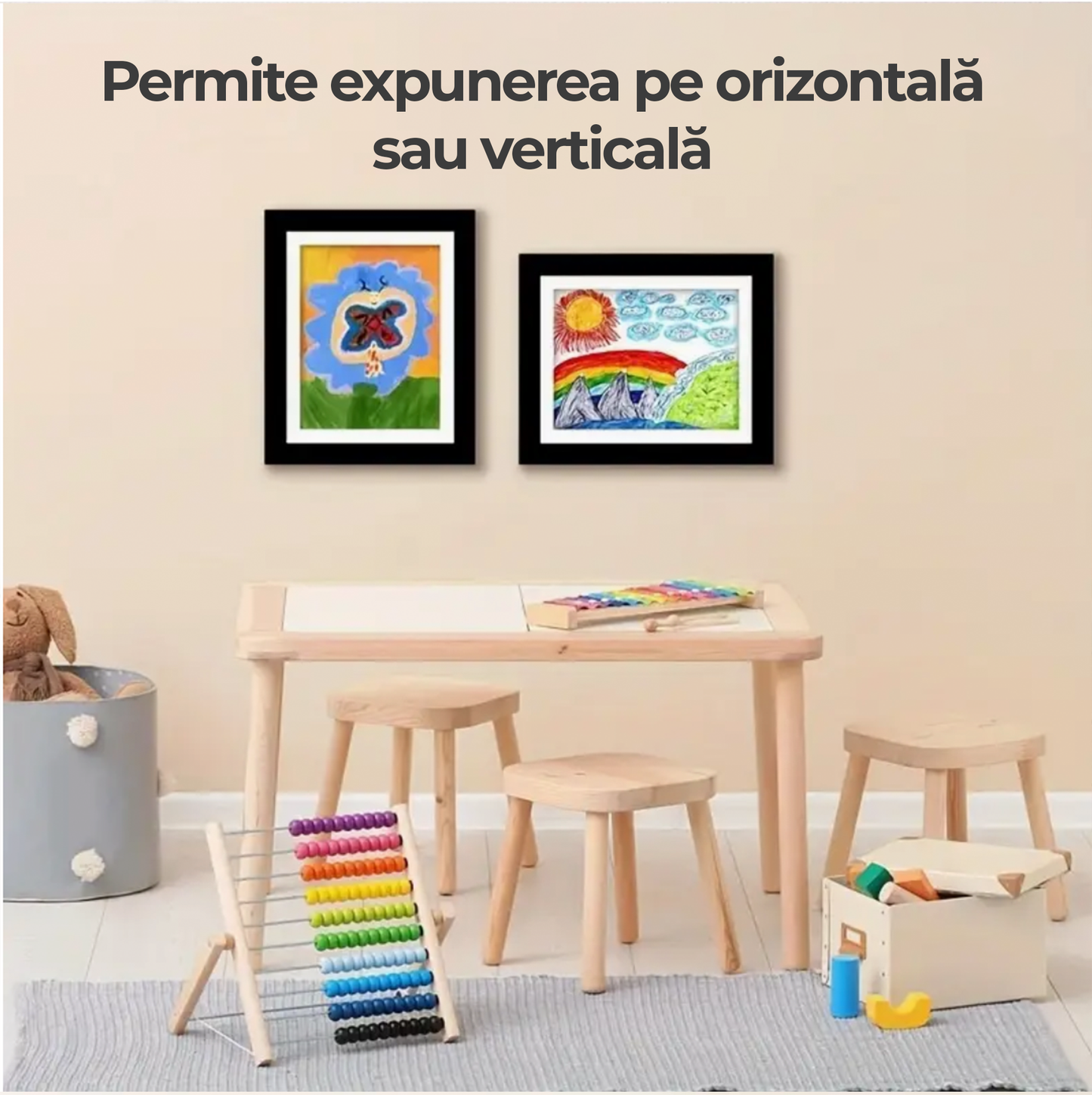 Rama magnetică pentru desenele copilului tău